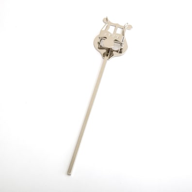 YAC 1510N Straight Lyre for Tubas, Baritones or Horns; Nickel