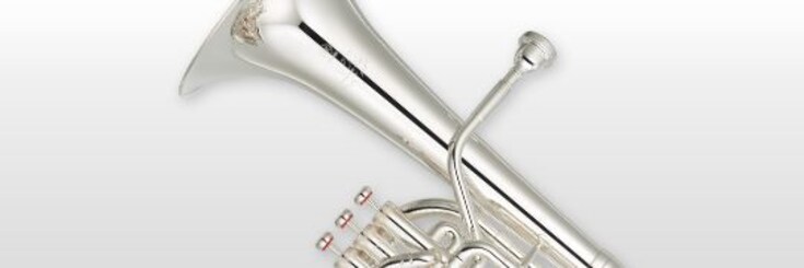 Close-up of baritone horn