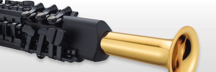 Close-up of digital saxophone