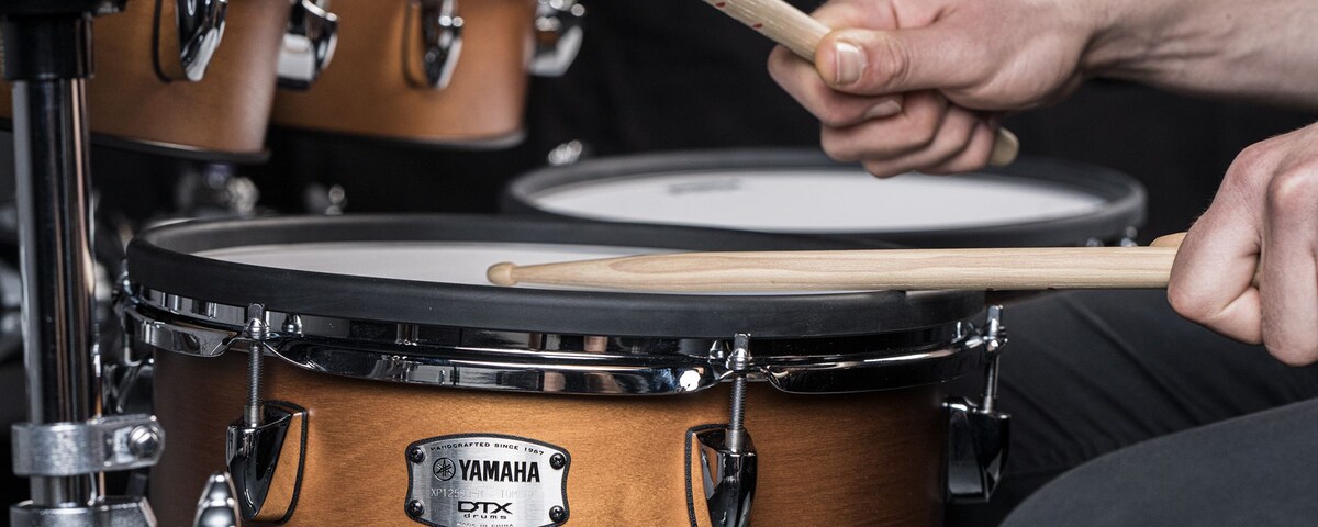 Electronic Drum Snare, Tom, Kick and Cymbal Pads